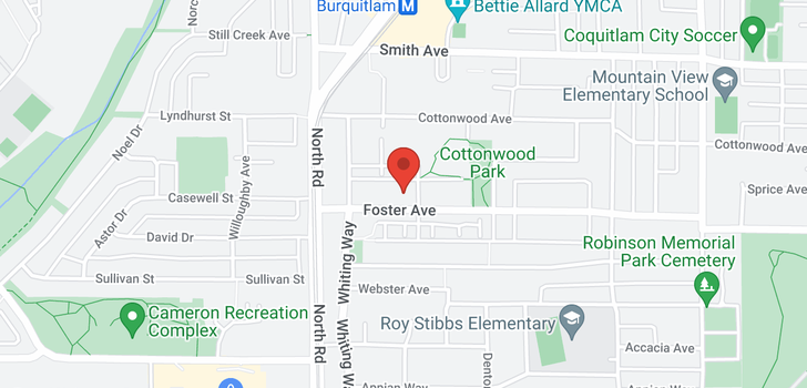 map of 2304 525 FOSTER AVENUE
